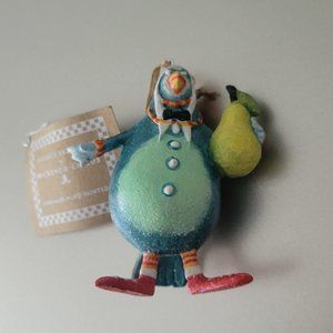 Patience Brewster for Mackenzie Childs 12 Days Partridge Mini Ornament